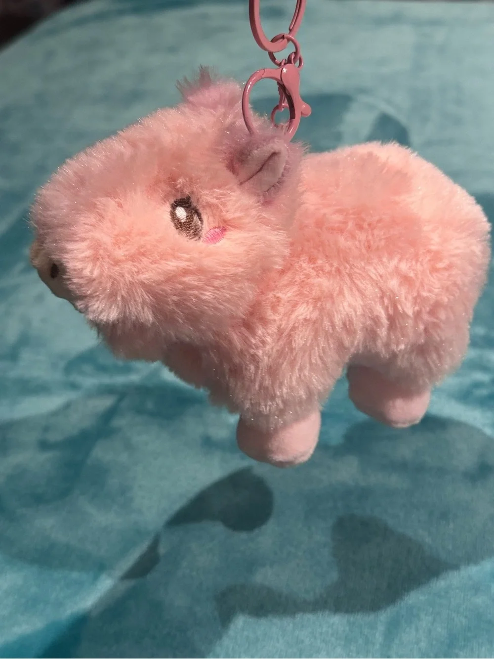 Capybara Plushie Bag Charm by Capy-Era - Pink